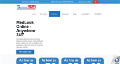 Desktop Screenshot of medlookusa.com